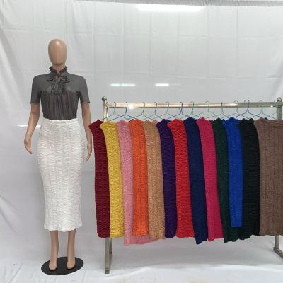 China Breathable New Type Knitted Muslim Long Fashion Midi Hot Sale Pastel Pencil Skirts for sale