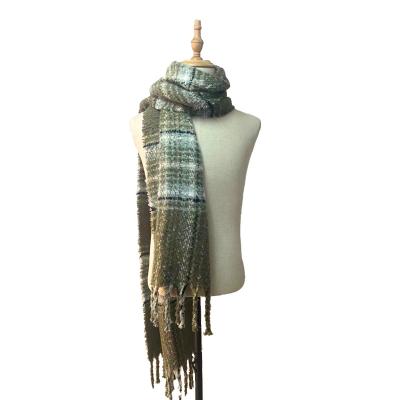 China Classic Winter Tassel Long Scarf Women Warm Designer for sale