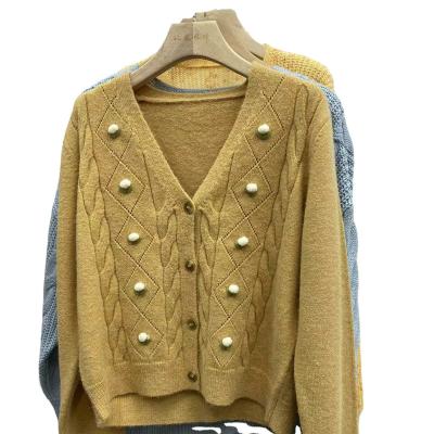 China Anti-wrinkle factory customs fine craft arctic velvet beautiful women's knitwear for sale