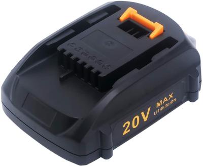 China Machine- Replacement 3.0Ah WA3525 Worx 20V lithium battery, for Worx 20V (2x20V) cordless tools power battery WA3575 WA3525 WA3520 for sale