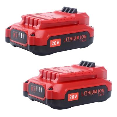 China Machine Tools Replacement 20V 2000mah Battery Suitable For Craftsman V20 CMCB202 CMCB204 Cordless Drill Combo Kit CMCK200C2 CMCD700C1 for sale