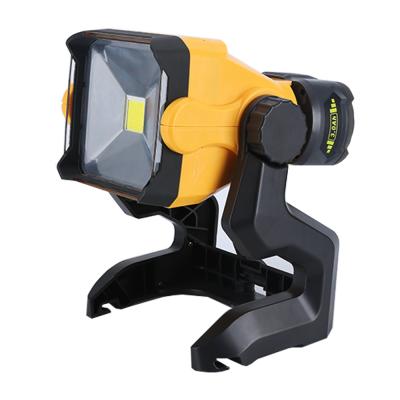 China J010 18W Garden Flood LED Work Light By 18V 20V Tool Battery IP65 LED Waterproof Light For Workshop Vehicle Repair Camping Emergency for sale