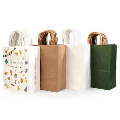 China China Recyclable Sells High Quality Kraft Paper Bread Bags Gift Packaging Bags for sale