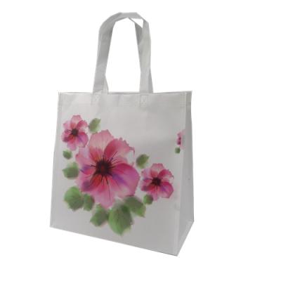 China Recyclable New Product Film Shopping Bag Large Capacity One Piece Bottom Nonwoven Printed Packaging Bag for sale