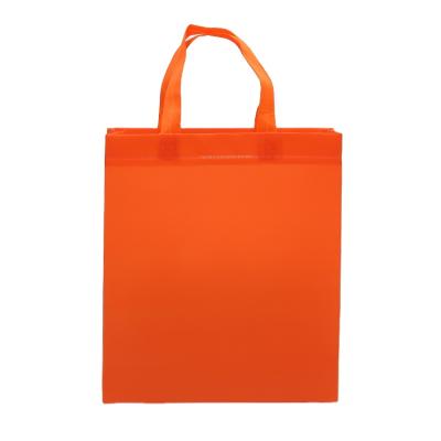 China Recyclable New Color Hot Pressed Nonwoven Tote Bag Logo Large Capacity Customized Shopping Bag Sale for sale