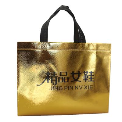 China Recyclable High Quality Reusable Shopping Carry Bag Non Woven Clothes Shoe Black Flat Bag for sale