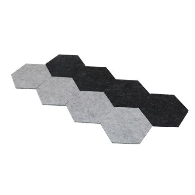 China Hexagon Coffee Coaster Mat Square Tea Coaster Waterproof Pad Round Desk Decoration Felt Viable Waterproof Pad for sale