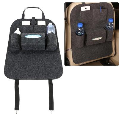 China Business Felt Car Backseat Organizer Multipocket Wider Use Car Back Felt Seat Storager for sale