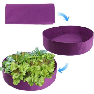 China Plant Growing 100 Gallon Round Fabric Bags Growing Gardening Pots Raised Plant Beds Planting Containers For Outdoor Vegetables Flowers for sale