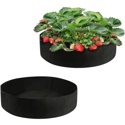 China Plant Growth Fabric Grow Pot Outdoor Vegetable Planter Planting Bags Felt Garden Living Bag Garden Grow Bag Garden Potted Plant Container for sale