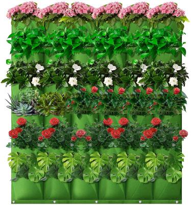 China Hanging Plant Growth Plant Planting Bag Flowerpot Balcony Garden Plant Bag Three-Dimensional Felt Growing Wall Planting Bag for sale