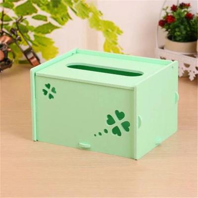 China CLASSIC Creative Luxury Felt Tissue Box Lid Paper Towel Cart For Bathroom Kitchen Dining Room for sale