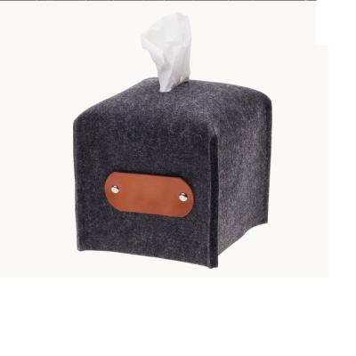 China CLASSIC Hot Sale Custom Printed Cute Felt Tissue Box Holder Organizer for sale