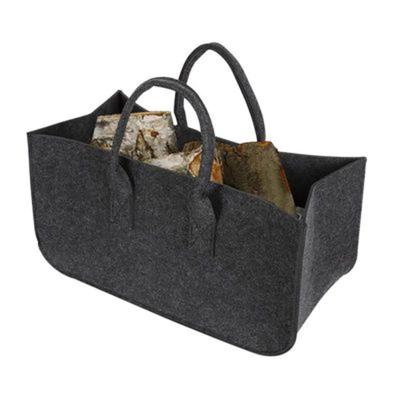 China Large Sustainable Firewood Basket, Storage Felt Shopping Basket Tissue Bag, Laundry Hamper for sale