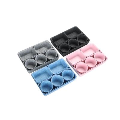 China 8pcs Drawer Felt Viable Bins Dividers Storage Organizer for sale