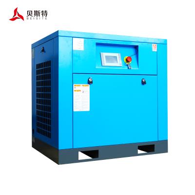 China 7.5kw 10hp lubricated screw air compressor rotary screw air compressors with dryer and tank for sale