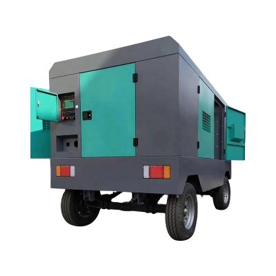 China High quality lubricated portable screw air compressor for drilling rig 30 KW diesel air compressor for sale