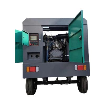 China Lubricated made in china 30KW -300KW air compressor diesel portable air compressor for sale