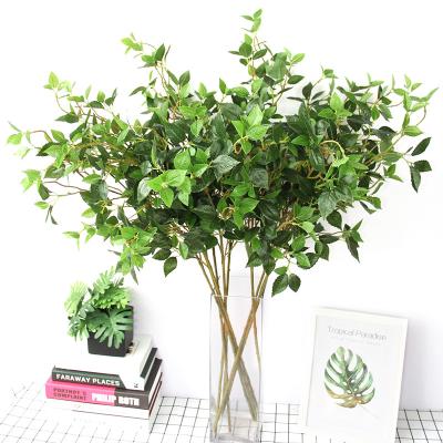 China Wedding Celebration Mini Leaf Faux Center Piece Silk Flower Artificial Camellia Leaves For Home Wedding Decoration for sale