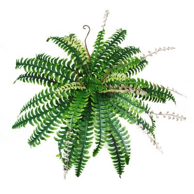 China Minimalist Artificial Plant Boston Fern Faux Branch Artificial Persian Grass Leaves for Garden Decoration for sale