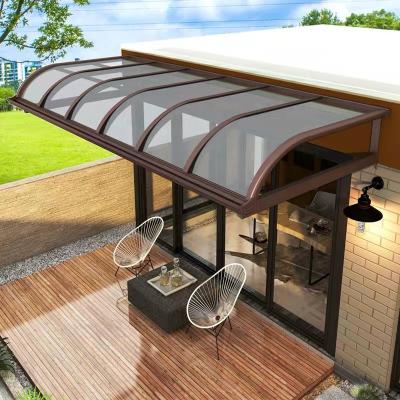 China Anti-UV Outdoor Patio Cover Polycarbonate Resistance Snow Installation Canopy DIY Aluminum Tent Deck Tent for sale