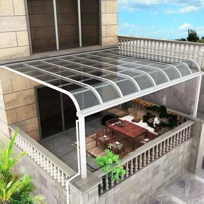 China Outdoor Cover UV Proof Patio Cover Polycarbonate Canopy Awning Aluminum Tent for sale