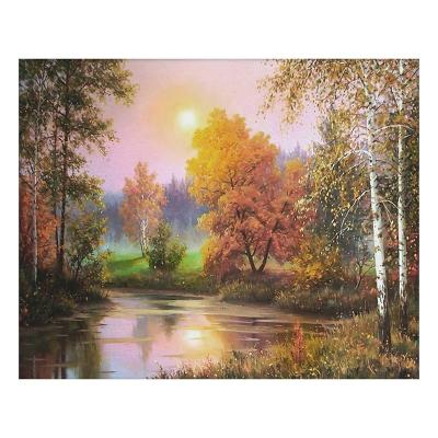 China Realistic Fantasy Landscape Colorful Outdoor Diamond Painting,Adult DIY Home Decoration Painting,40*50 Landscape Painting for sale