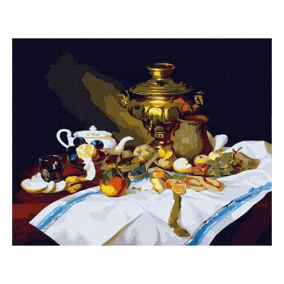 China Unique Handmade Eco-Friendly Recyclable Materials Life Still Oil Painting DIY By Numbers, 40*50 Decorative Painting, Canvas Non-fading Painting for sale