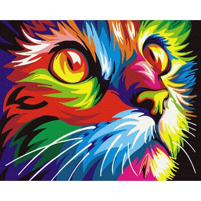 China Eco-friendly DIY DIY Recyclable Materials Oil Painting Canvas Acrylic Painting Oil Painting By Number Painting By Numbers Animal for sale