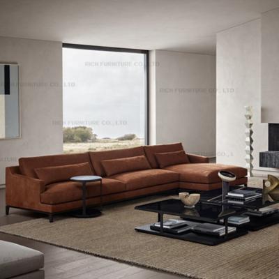 China Modular Leather Sectional Reclining Italian Sofa Couch With Corner Modern Faux Leather L Shape Couches And Sofas Couch Modern for sale