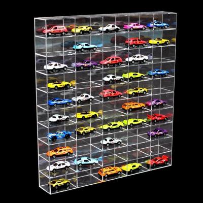 China Wall mouting with cover custom model car acrylic display case wall mount with cover lid for sale