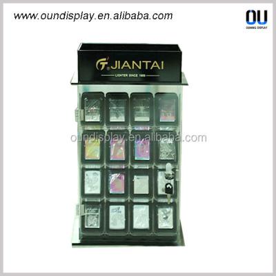 China Acrylic Counter Top Lighter Display Plexiglass Lighter Box Display Stand Custom Retail Store for sale