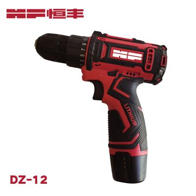 China HEFUN DZ-12 General Purpose Cordless Impact Drill With Hammer Li-ion Battery 12V for sale