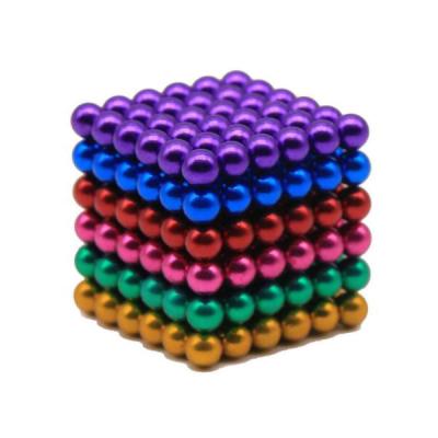 China DIY TOY In Stock Factory Wholesale Price Educational Magnetic Toys Magnet Ball 5mm Magnetic Ball 216pcs/set for sale