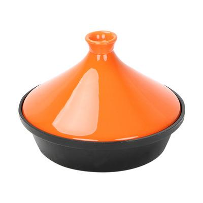 China Sustainable Cast Iron Tagine Pot Tagine Dish Pot for sale