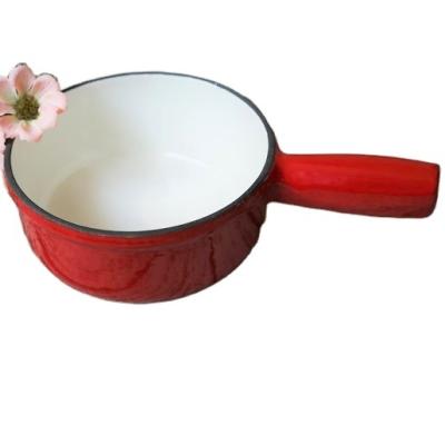 China Sustainable High Quality Enameled Chocolate Cheese Fondue Melt Fondue Set for sale