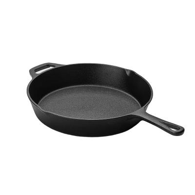 China China Factory Manufacturer Price Cast Iron Non-Stick Skillet Non-Stick Frying Pan Uncoated Cast Iron Skillet for sale