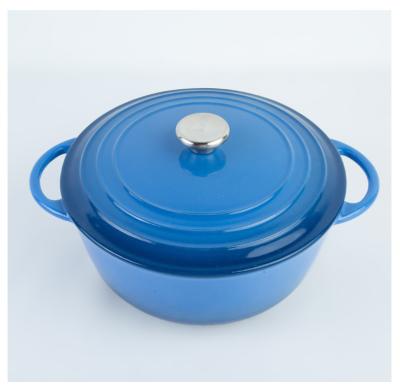 China 2022 Viable Hot Sale Cast Iron Enamel Buffet Casserole With Lid Cast Iron Enamel Casserole Dish Manufacturer for sale