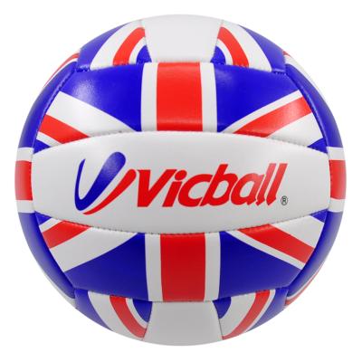 China Soft Outdoor Machine Stitched Size 5 Beach Volley Ball Colorful Inflated Ball PVC Wholesale Volleyball for sale