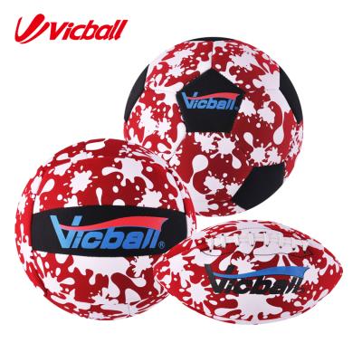 China Toy Colorful Mini Inflatable Hotsell Neoprene Ball Set Promotional Costume For Beach Pool for sale