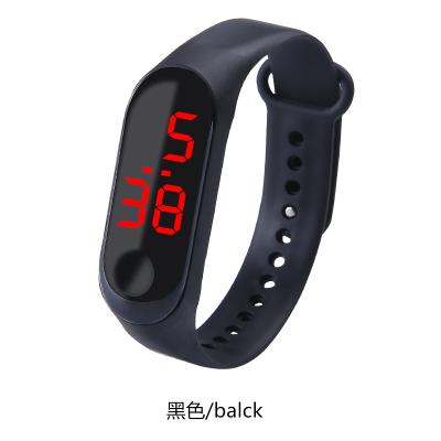 China Metal button MI 3 generation led wrist watch led contact sports fashion male and female students electronic watch for sale