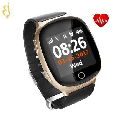 China Build in d100 gps elderly care watch emergency phone SOS instant wifi tracker smartwatch fall detection smartwatch for sale