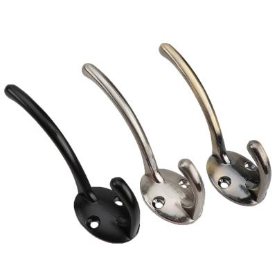 China Durable Nordic Simple Hook Wall Hook Wall Hook Living Room Wardrobe Wardrobe Clothing Hat Hook Zinc Alloy for sale