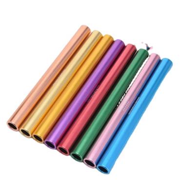 China Aluminum Alloy Athletics Equipment Painting Eco - Friendly Track Filed Running Running Relay Baton Baton for sale