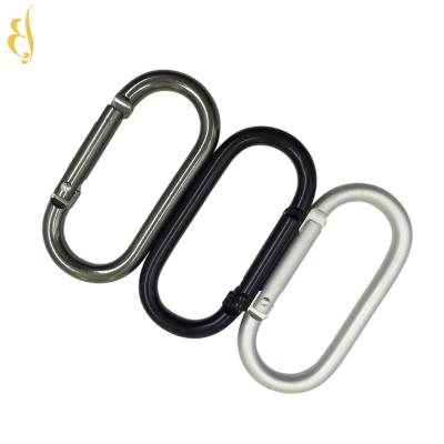 China General Aluminum Water Bottle Holder Earphone Shape O Ring Tactical Industry Carabiner Hook for sale