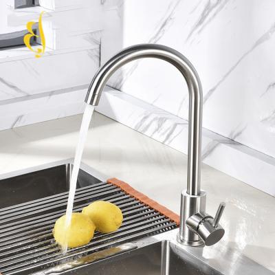 China Quality Thermostatic Faucet Faucets Cartridge 304 Stainless Steel Water Faucet Mixer Kitchen Ceramic Faucet For Sink for sale