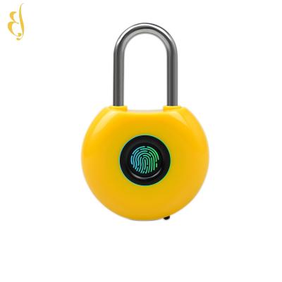 China Office School Home School Outdoor Smart Keyless Luggage USB Fingerprint Padlock Charging Portable Quick Access Biometric Door Lock for sale