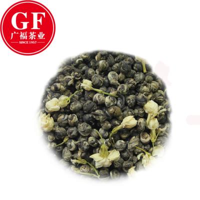 China Best Chinese Jasmine Tea Brand Jasmine Dragon Pearl Tea Flower Diet Special Shaped for sale