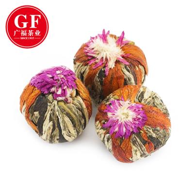 China 100% Hand Made Flower Tea Fujian Blooming Tea With Jasmine Health Certificate Lily Gift Packing Blooming Tea for sale