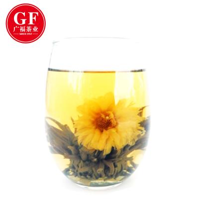 China Opening in Hot Water AI Xin Feng Xian Blooming Tea Silver Needle with Jasmine, Tropaeolum and Marigold for sale